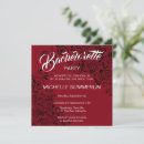 Search for red black hens party invitations Chic