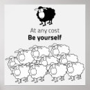 Search for black sheep posters White