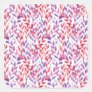 Search for leaves square stickers Flowers