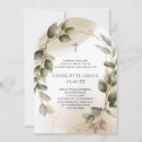 Search for gold and green invitations Botanical