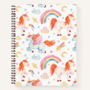 Search for cute unicorn notebooks Watercolor