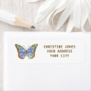 Search for blue gold glitter return address labels Golden