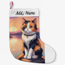 Search for calico christmas stockings Feline
