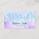 Search for purple glitter business cards Aesthetician