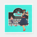 Search for 1950s diner napkins Vintage