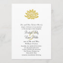 Search for indian lotus wedding invitations Floral