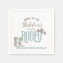 Search for western napkins 1st birthday