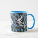 Search for blue zebra mugs Animals