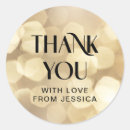 Search for gold glitter thank you stickers Trendy