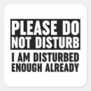 Search for disturbance stickers Do not disturb
