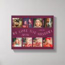 Search for grandma canvas prints Photo collage