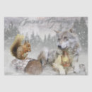 Search for wolf tissue paper Winter