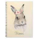 Search for cute bunny rabbit notebooks Watercolor