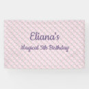 Search for unicorn birthday party banners Rainbow