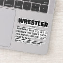 Search for combat stickers Wrestler