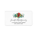Search for botanical illustration return address labels Simple