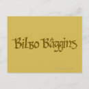 Search for dwarves postcards Bilbo baggins