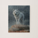 Search for arctic puzzles White wolf