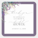 Search for lavender shower thank you stickers Calligraphy