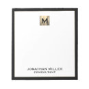 Search for monogrammed notepads Professional