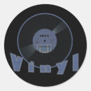 Search for vintage stereo stickers Music