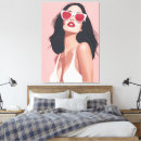 Search for red lips canvas prints Elegant
