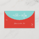 Search for match business cards Heart