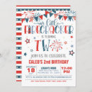 Search for fourth of july birthday invitations Little firecracker