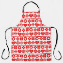 Search for kisses and hugs aprons Be mine