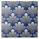 Search for blue sea shell tiles Vintage