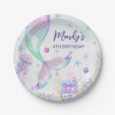Search for purple and teal plates Gold glitter