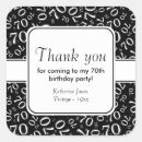 Search for 75th birthday celebration stickers Black and white