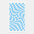 Search for light blue gingham napkins Chequered