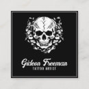 Search for tatoo business cards Skull