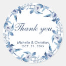 Search for watercolor blue wedding stickers Elegant