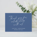 Search for celebrating with us wedding thank you cards Elegant