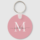 Search for silver monogram names key rings Minimalist