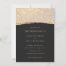 Search for gold glitter wedding invitations Luxury