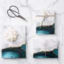 Search for blue agate wrapping paper Modern