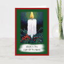 Search for candle holly christmas cards Light