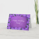 Search for hydrangea birthday cards Purple