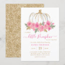 Search for rose gold pumpkin invitations Pink and gold