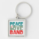 Search for band key rings Music lover