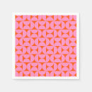 Search for pink orange napkins Geometric