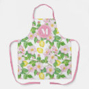 Search for floral monogram aprons For her