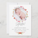 Search for photo birth announcement cards Floral