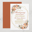 Search for autumn party invitations Terracotta