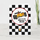 Search for racing car birthday cards Cars