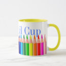 Search for pencil mugs Colourful