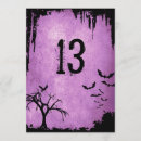 Search for halloween table cards Purple